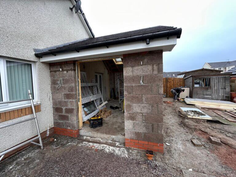 Brickwork extension (3)